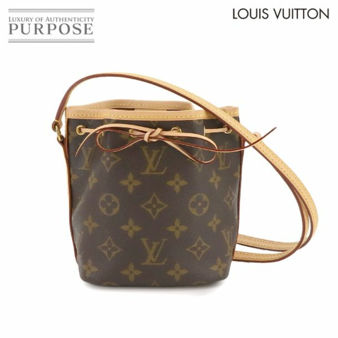 LOUIS VUITTON(ルイヴィトン)の新品同様 ルイ ヴィトン LOUIS VUITTON モノグラム ナノ ノエ ショルダー バッグ ブラウン M41346 VLP 90231308 レディースのバッグ(ショルダーバッグ)の商品写真