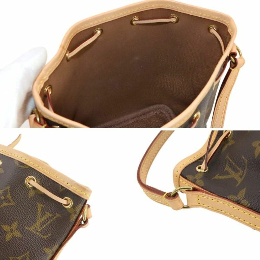 LOUIS VUITTON(ルイヴィトン)の新品同様 ルイ ヴィトン LOUIS VUITTON モノグラム ナノ ノエ ショルダー バッグ ブラウン M41346 VLP 90231308 レディースのバッグ(ショルダーバッグ)の商品写真