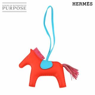 エルメス(Hermes)の未使用 展示品 エルメス HERMES ロデオ MM バッグ チャーム アニューミロ オレンジポピー ローズアザレ ブルーアズティック VLP 90232112(チャーム)