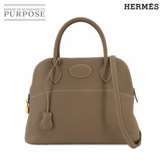 エルメス(Hermes)の未使用 展示品 エルメス HERMES ボリード 31 2way ハンド ショルダー バッグ トリヨンクレマンス エトゥープ Z刻印 ゴールド 金具 VLP 90233617(ハンドバッグ)