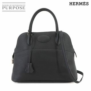 エルメス(Hermes)の新品同様 エルメス HERMES ボリード 31 2way ハンド ショルダー バッグ トリヨンクレマンス ブラック A刻印 シルバー 金具 VLP 90233625(ハンドバッグ)