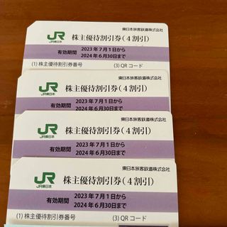 ジェイアール(JR)のJR東日本　株主優待割引券(鉄道乗車券)