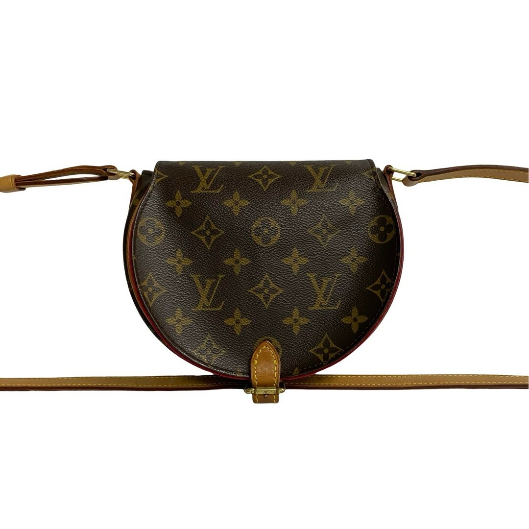 LOUIS VUITTON(ルイヴィトン)の極 美品 レア品 箱 袋付 LOUIS VUITTON ルイヴィトン タンブラン モノグラム レザー 本革 ショルダーバッグ ポシェット ブラウン 36156 レディースのバッグ(ショルダーバッグ)の商品写真