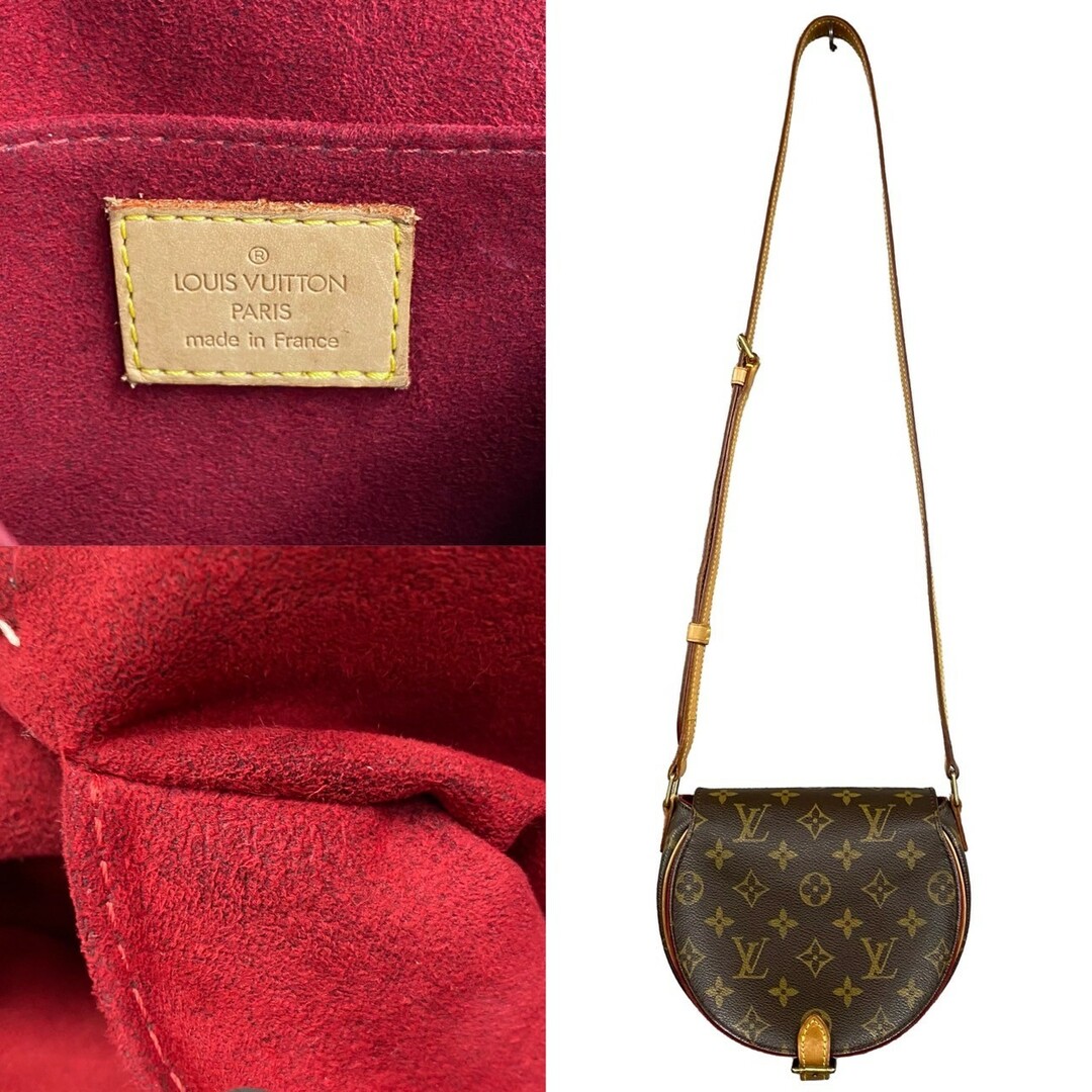 LOUIS VUITTON(ルイヴィトン)の極 美品 レア品 箱 袋付 LOUIS VUITTON ルイヴィトン タンブラン モノグラム レザー 本革 ショルダーバッグ ポシェット ブラウン 36156 レディースのバッグ(ショルダーバッグ)の商品写真