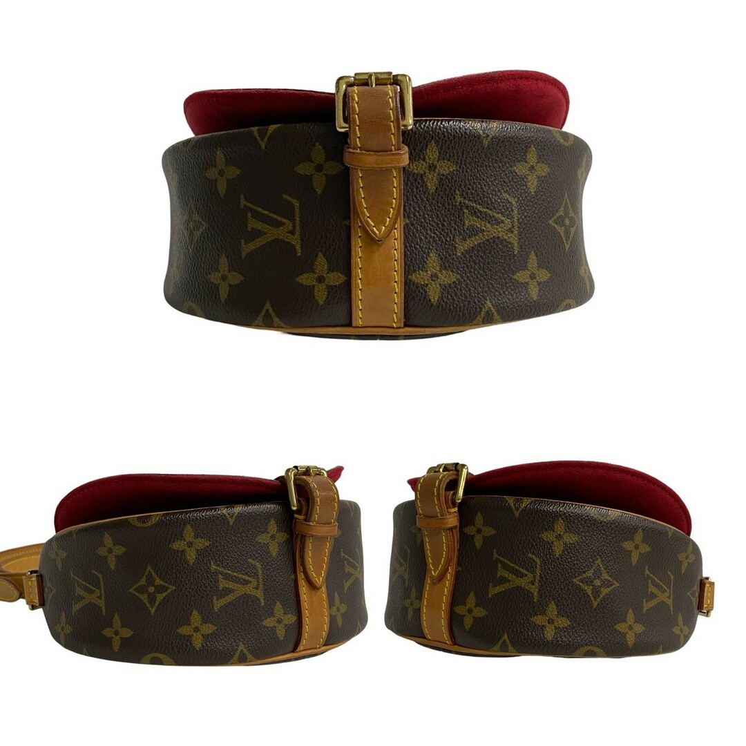 LOUIS VUITTON(ルイヴィトン)の極 美品 レア品 箱 袋付 LOUIS VUITTON ルイヴィトン タンブラン モノグラム レザー 本革 ショルダーバッグ ポシェット ブラウン 36156 レディースのバッグ(ショルダーバッグ)の商品写真