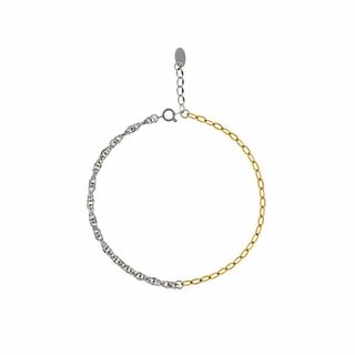 【色: シルバー / ゴールド】[Alavel]アンクレット レディース [金属(その他)