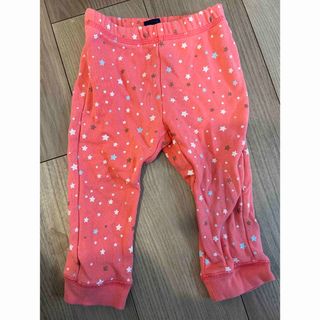 ベビーギャップ(babyGAP)の女の子 babygap 裏毛ズボン 星柄 可愛い 12-18mont80cm(パンツ)