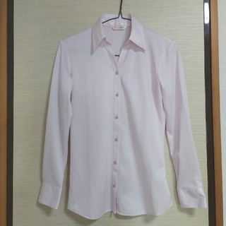 ハルヤマ(HARUYAMA)のi-Shirt シャツ　ピンク　長袖　5号　新品　値札なし(シャツ/ブラウス(長袖/七分))