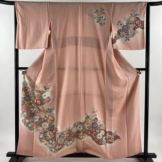 訪問着 身丈158cm 裄丈65cm 正絹 秀品 【中古】(着物)