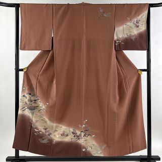 訪問着 身丈154.5cm 裄丈63.5cm 正絹 秀品 【中古】(着物)