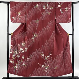 訪問着 身丈153cm 裄丈62.5cm 正絹 秀品 【中古】(着物)