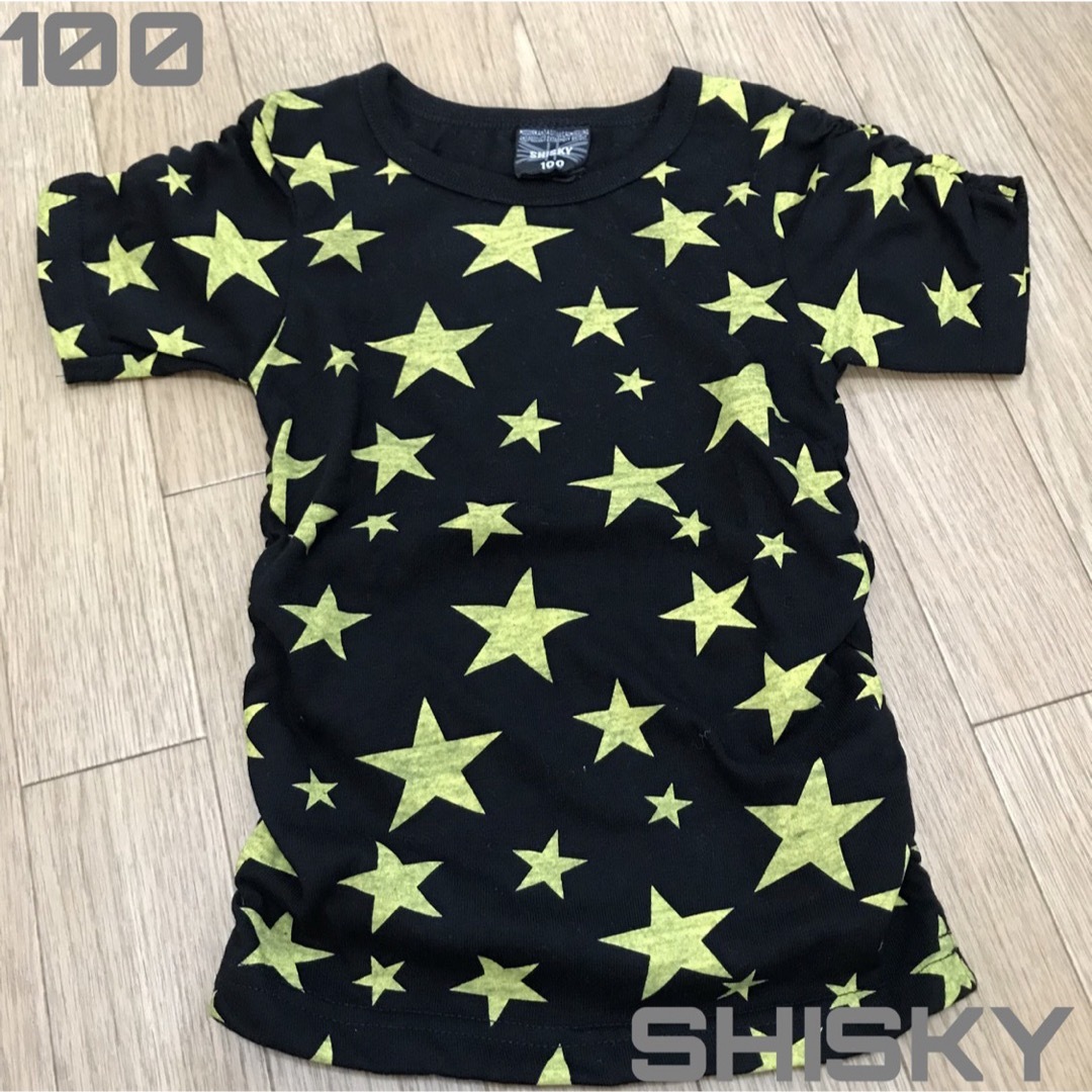 ShISKY(シスキー)のSHISKY キッズTシャツ シスキー 女の子 可愛い かわいい 星柄 スター  キッズ/ベビー/マタニティのキッズ服女の子用(90cm~)(Tシャツ/カットソー)の商品写真