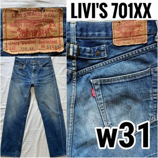 リーバイス(Levi's)の80' 貴重! 最初期 細文字 LEVI'S 701XX w31 501XX(デニム/ジーンズ)