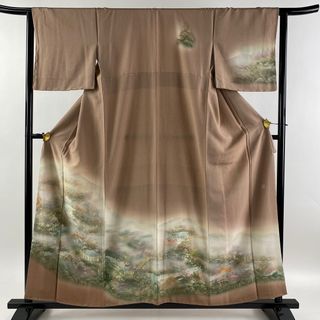 訪問着 身丈156cm 裄丈64cm 正絹 秀品 【中古】(着物)