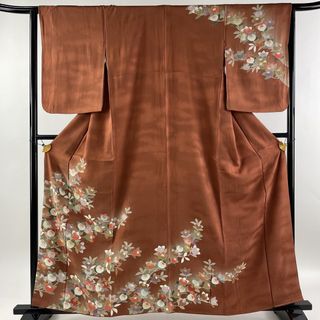 訪問着 身丈160cm 裄丈64cm 正絹 美品 秀品 【中古】(着物)