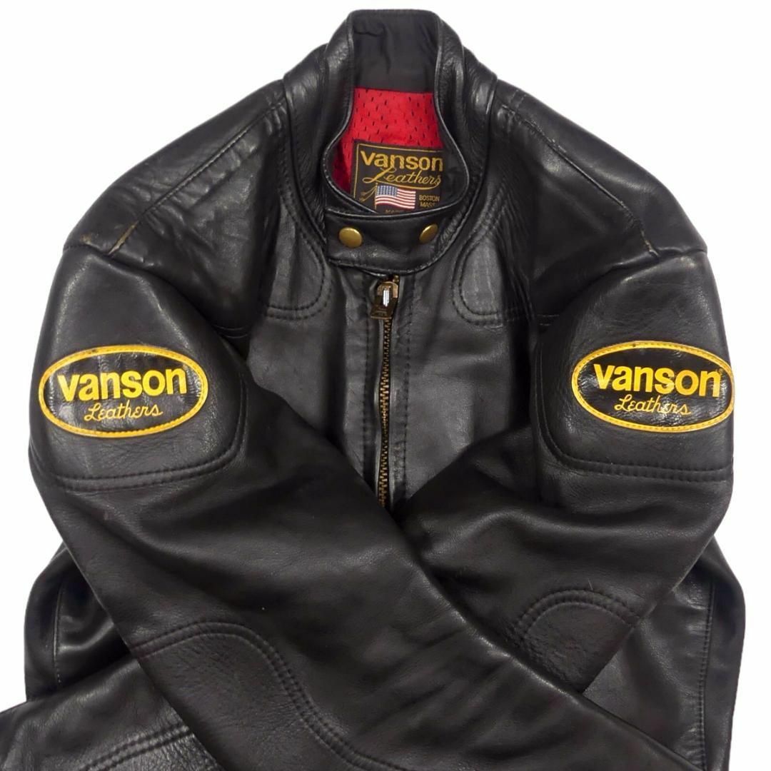VANSON - VANSON バンソン ライダースジャケット 38 M メッシュ VANSON - VANSON バンソン ライダースジャケット 38 M メッシュ