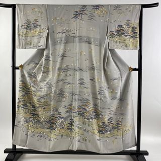 訪問着 身丈155cm 裄丈64.5cm 正絹 秀品 【中古】(着物)