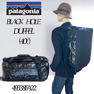 パタゴニア(patagonia)の【美品大人気】パタゴニア ブラックホールダッフル 40ℓ 黒 49338FA22(ボストンバッグ)