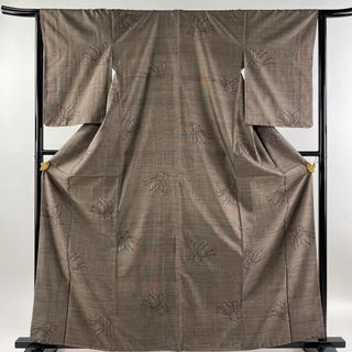 紬 身丈163cm 裄丈65cm 正絹 美品 秀品 【中古】(着物)