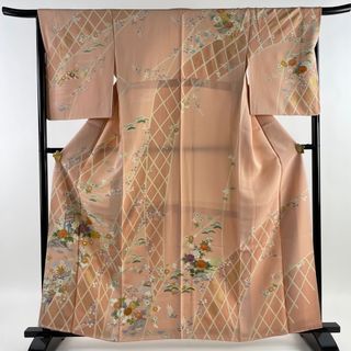 訪問着 身丈161.5cm 裄丈67cm 正絹 秀品 【中古】(着物)