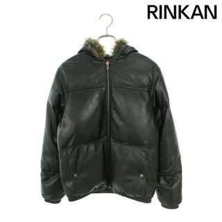 シュプリーム(Supreme)のシュプリーム  12AW  Leather Down Jacket レザーダウンジャケット メンズ S(ダウンジャケット)