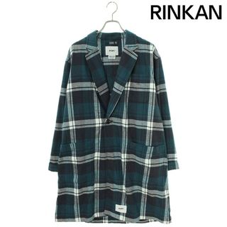 ダブルタップス(W)taps)のダブルタップス  24SS  241TQDT-JKM01 GOWN / COAT / COTTON. FLANNEL. TEXTILE チェック柄ガウンコート メンズ 3(その他)