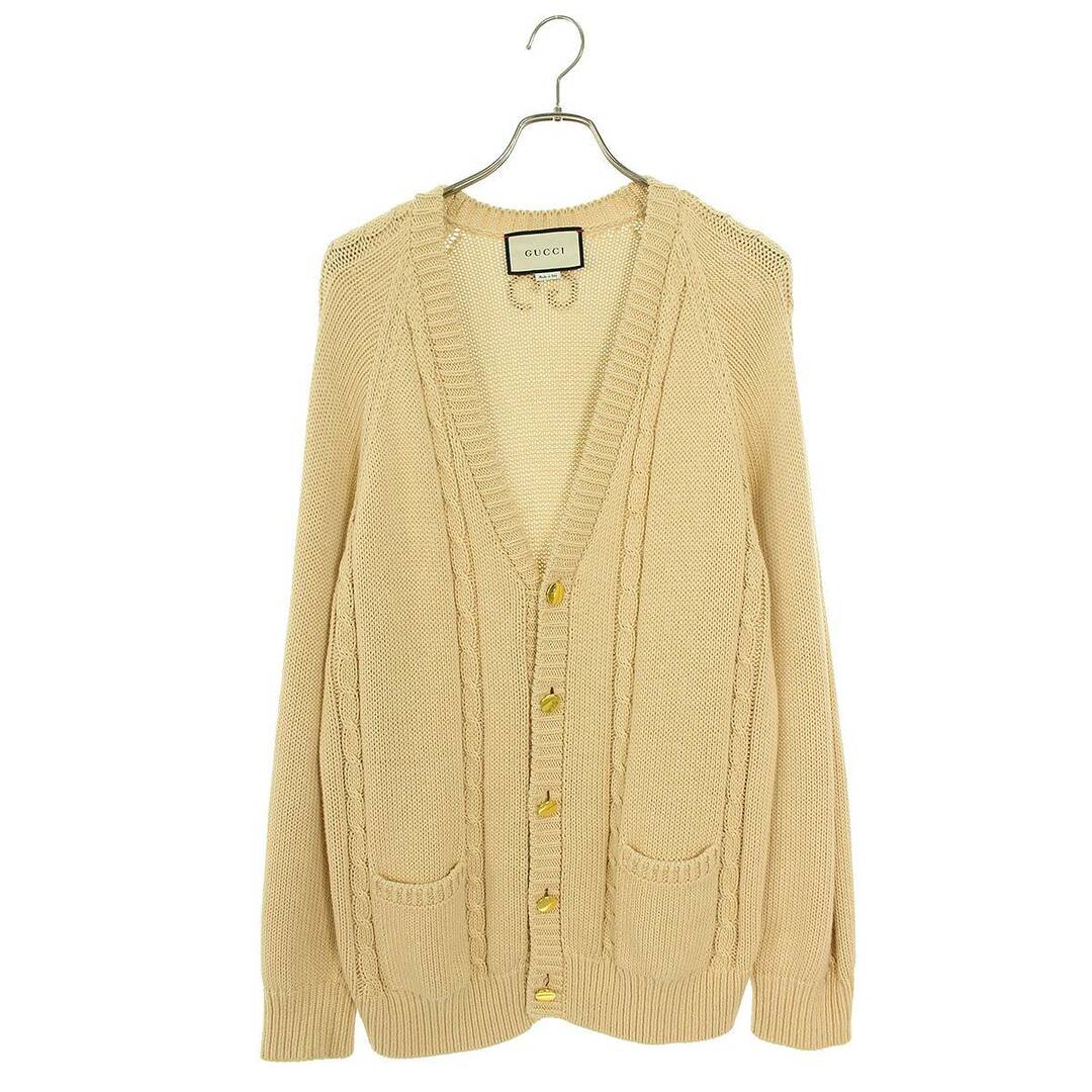 GUCCI - グッチ 21AW 614723 XKBA3 GG刺繍コットンカーディガン GUCCI - グッチ 21AW 614723 XKBA3 GG刺繍コットンカーディガン