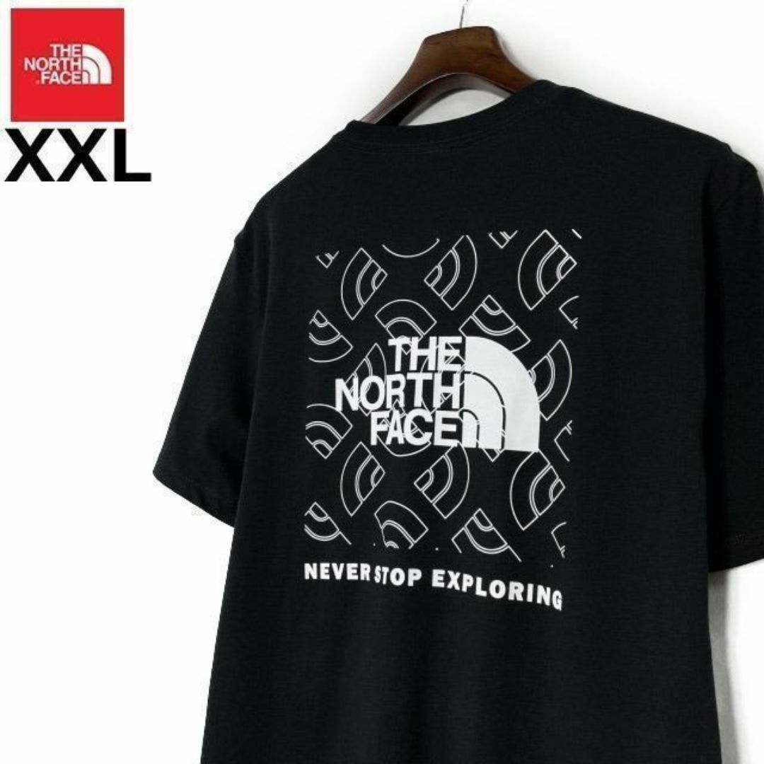 THE NORTH FACE(ザノースフェイス)のノースフェイス 半袖 Tシャツ US限定 ボックスロゴ(XXL)黒 180902 メンズのトップス(Tシャツ/カットソー(半袖/袖なし))の商品写真