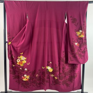 振袖 身丈152cm 裄丈65.5cm 正絹 美品 秀品 【中古】(着物)