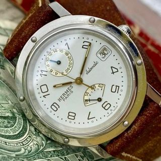 エルメス(Hermes)のエルメス メンズ CL5.710 クリッパー GMT パワーリザーブ 自動巻き(腕時計(アナログ))