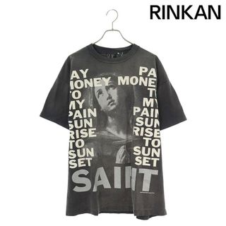 セントマイケル SAINT MICHAEL  24SS  SM-YS8-0000-C49 ヴィンテージ加工 STAY REALプリントTシャツ メンズ XL(Tシャツ/カットソー(半袖/袖なし))