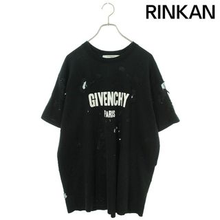 GIVENCHY - ジバンシィ  17F 7333 651 デストロイ加工ロゴプリントTシャツ メンズ S