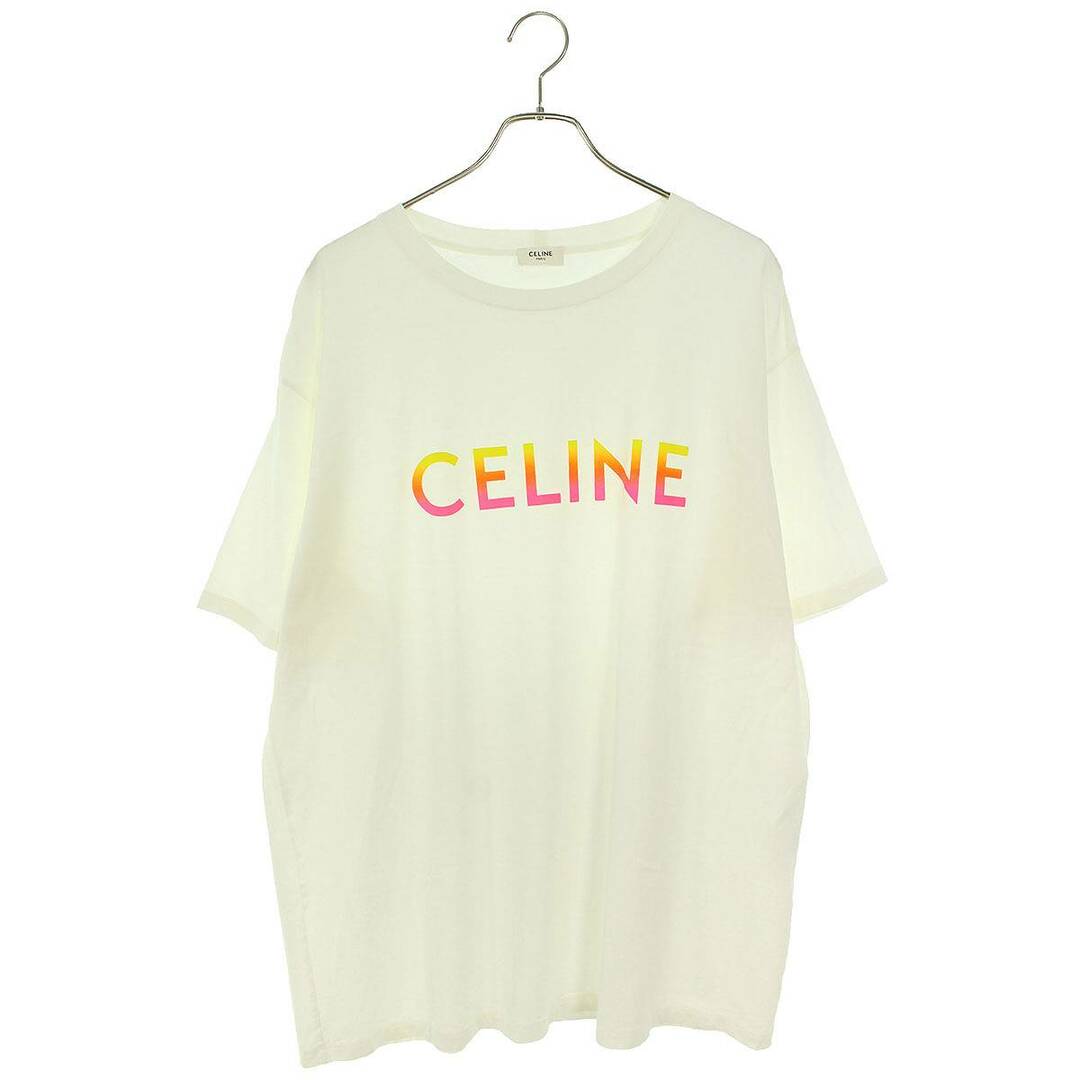 celine(セリーヌ)のセリーヌバイエディスリマン  22SS  2X10B671Q グラデーションロゴプリントルーズTシャツ メンズ XL メンズのトップス(Tシャツ/カットソー(半袖/袖なし))の商品写真