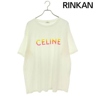 セリーヌ(celine)のセリーヌバイエディスリマン  22SS  2X10B671Q グラデーションロゴプリントルーズTシャツ メンズ XL(Tシャツ/カットソー(半袖/袖なし))