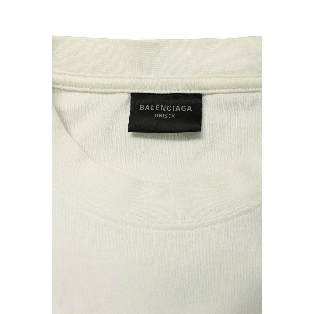 Balenciaga(バレンシアガ)のバレンシアガ  651795 TNVL1 デストロイ加工オーバーサイズロゴクラックTシャツ メンズ XS メンズのトップス(Tシャツ/カットソー(半袖/袖なし))の商品写真