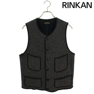 ブラウンズビーチジャケット BROWN'S BEACH JACKE  LOW NECK VEST ウールベスト メンズ 36(ベスト)