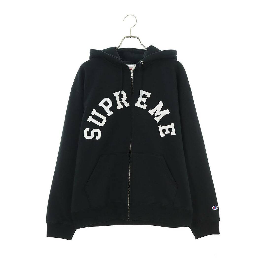 Supreme(シュプリーム)のシュプリーム ×チャンピオン Champion　  24SS  Zip Up Hooded Sweatshirt アーチロゴジップアップパーカー メンズ L メンズのトップス(パーカー)の商品写真