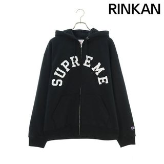 シュプリーム(Supreme)のシュプリーム ×チャンピオン Champion　  24SS  Zip Up Hooded Sweatshirt アーチロゴジップアップパーカー メンズ L(パーカー)