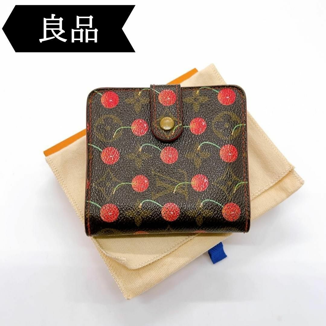 LOUIS VUITTON(ルイヴィトン)の◇ルイヴィトン◇モノグラムチェリー/二つ折り財布/ウォレット/ブランド レディースのファッション小物(財布)の商品写真