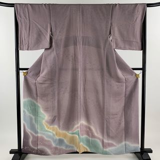 訪問着 身丈158cm 裄丈67.5cm 正絹 名品 【中古】(着物)