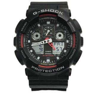 カシオ(CASIO)のCASIO カシオ 腕時計 G-SHOCK GA-100-1A4 No.5081 稼働品 付属品有り 【良品】 22402K190a(腕時計(アナログ))