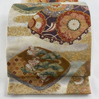 袋帯 美品 秀品 六通 正絹 【中古】(帯)