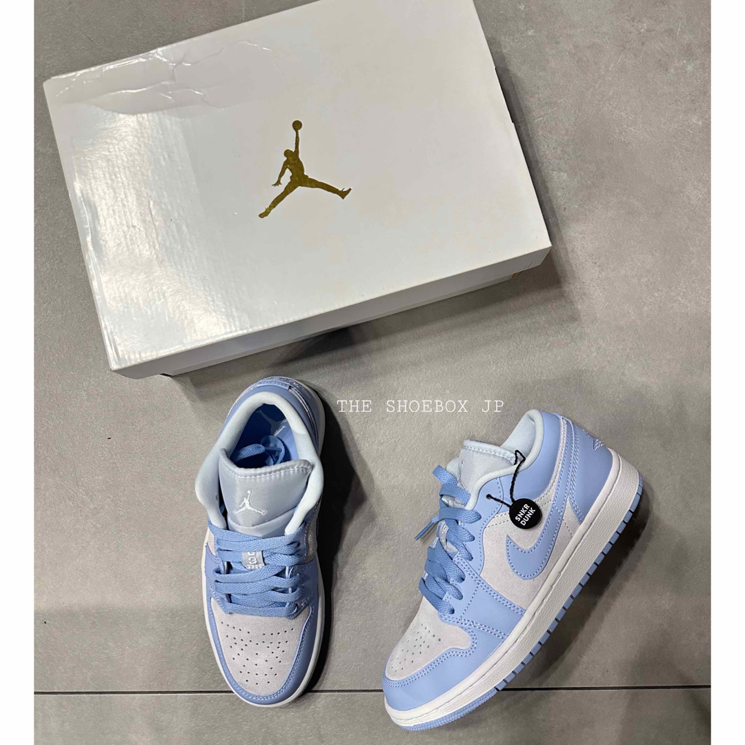 NIKE - 新品!ナイキ エアジョーダン1 ロー フットボールグレー NIKE - 新品!ナイキ エアジョーダン1 ロー フットボールグレー