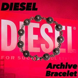 ディーゼル(DIESEL)のDIESEL ディーゼル ブレスレット Archive Y2K シルバー 925(ブレスレット)