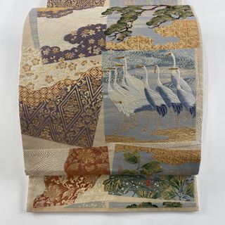 袋帯 美品 秀品 六通 正絹 【中古】(帯)