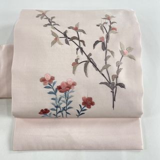 名古屋帯 美品 秀品 正絹 【中古】(帯)