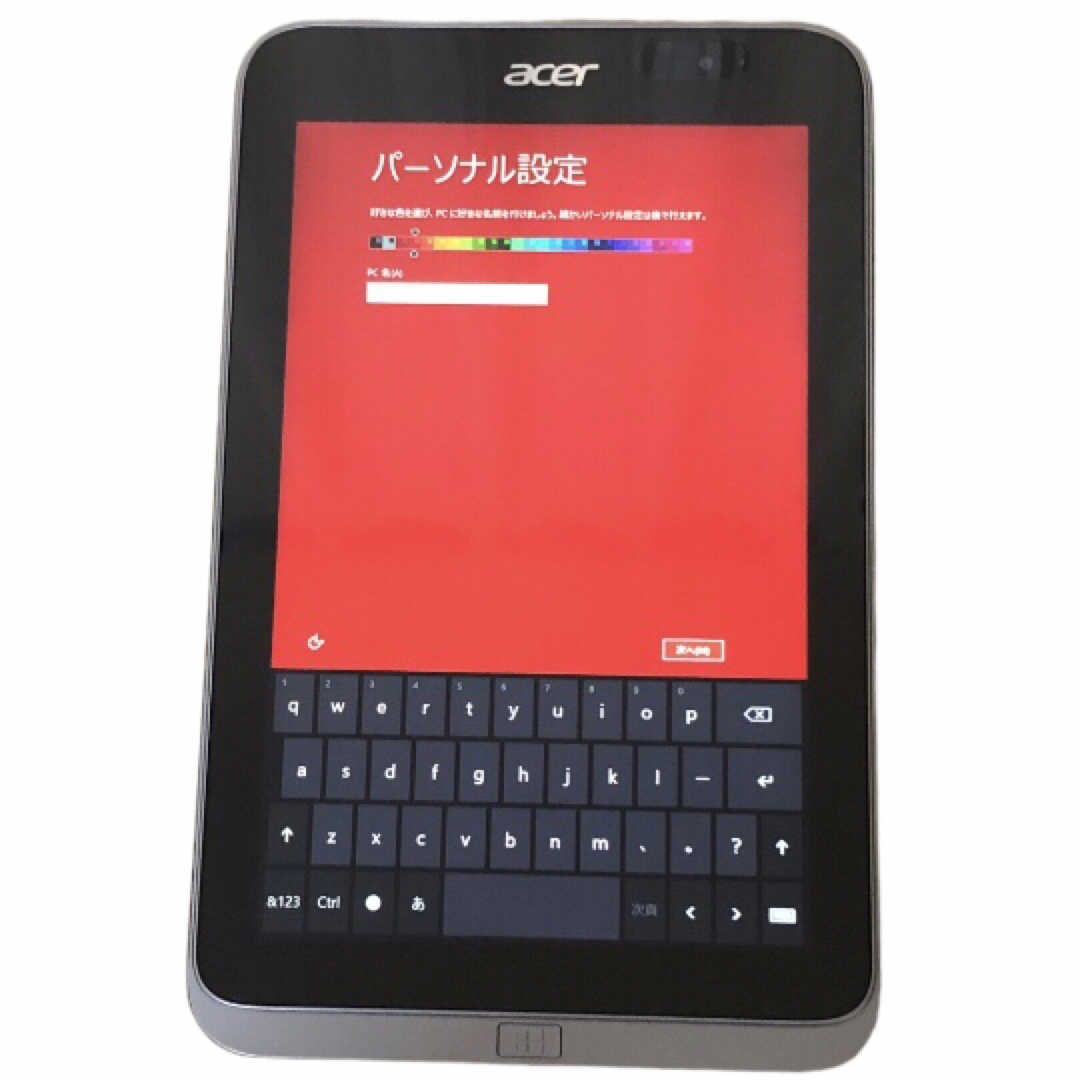 Acer(エイサー)のacer エイサーIconia W4series MODEL NO EE6中古品 スマホ/家電/カメラのPC/タブレット(タブレット)の商品写真