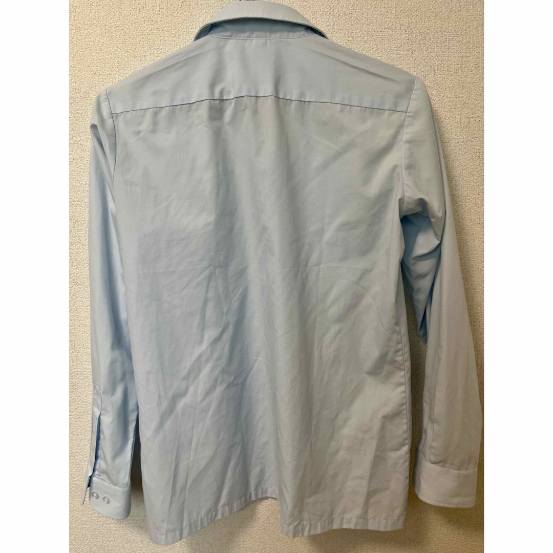 制服 シャツ 水色 レディースのトップス(シャツ/ブラウス(長袖/七分))の商品写真