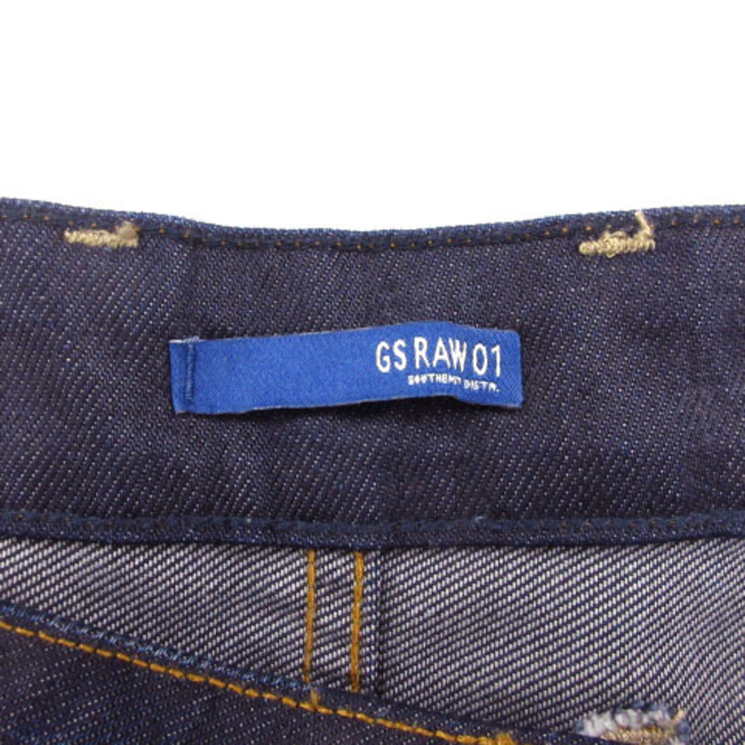 G-STAR RAW(ジースター)の未使用品 ジースターロウ デニム パンツ USED加工 ヒゲ インディゴ W33 メンズのパンツ(デニム/ジーンズ)の商品写真