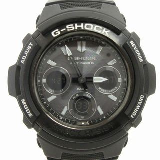 ジーショック(G-SHOCK)のカシオジーショック 腕時計 アナデジ タフソーラー 電波 黒 ■SM1(腕時計(デジタル))